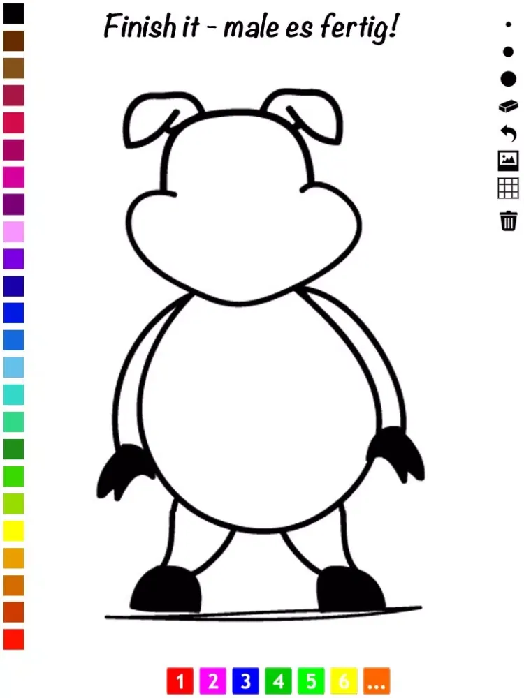 Скриншоты Animals Coloring Book for Colorful Children iPad 