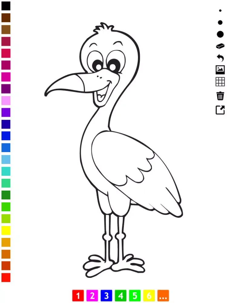 A Bird Coloring Book for Children: Learn to draw and color birdy birds iPad  Screenshots