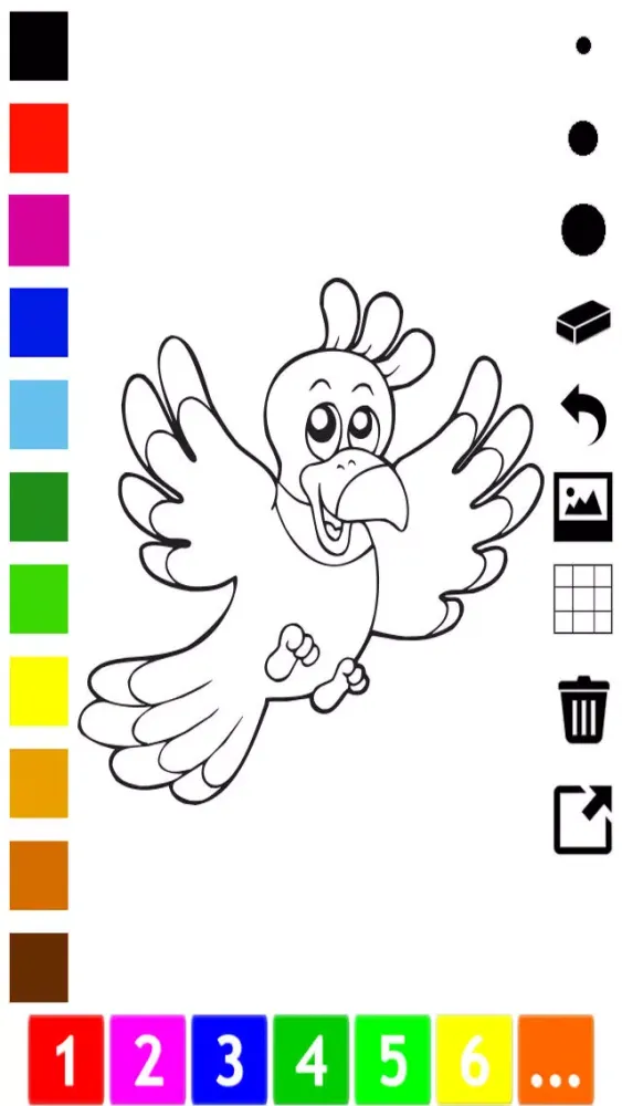 A Bird Coloring Book for Children: Learn to draw and color birdy birds Screenshots