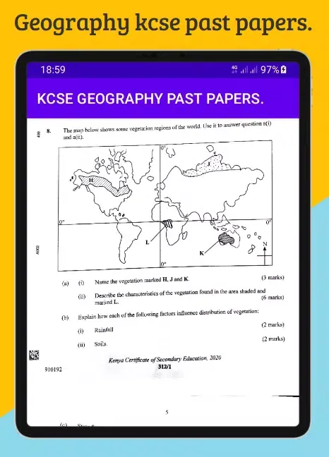 Geography Kcse past papers. Screenshots
