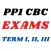 PP1 Cbc Exams: Term I, II, III