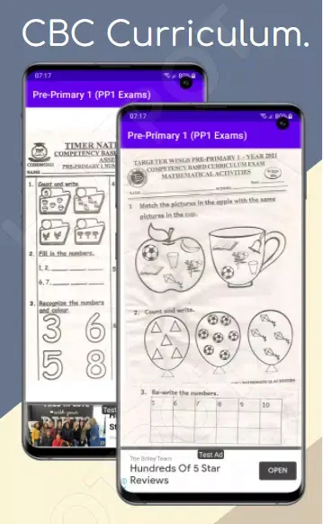 Zrzuty ekranu PP1 Cbc Exams: Term I, II, III