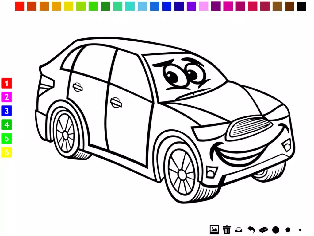 صور A Cars Coloring Book for Boys: Learn to Color Pictures of Vehicles iPad 