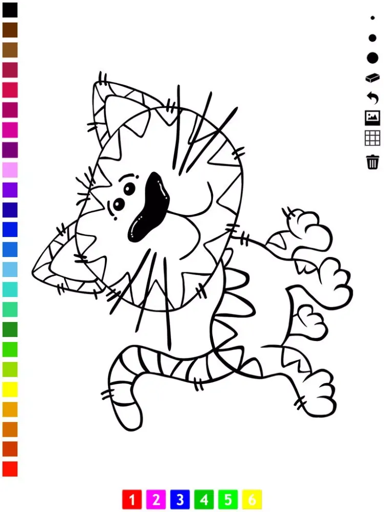 A Coloring Book for Little Children: Learn to draw and color cat and kittens iPad  Screenshots