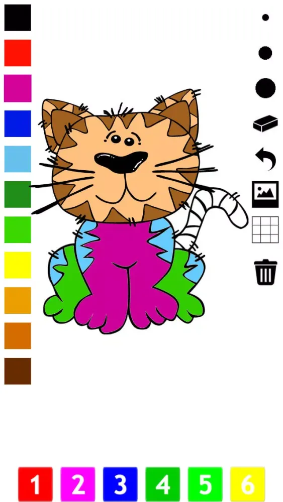 A Coloring Book for Little Children: Learn to draw and color cat and kittens Screenshots
