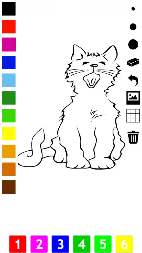 A Coloring Book for Little Children: Learn to draw and color cat and kittens Screenshots