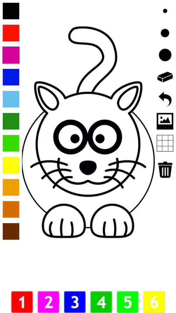 A Coloring Book for Little Children: Learn to draw and color cat and kittens Screenshots