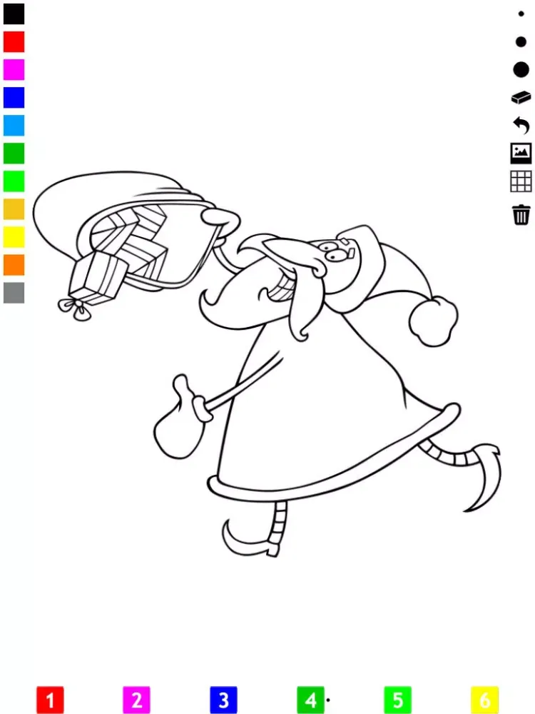 A Christmas Coloring Book for Children: Learn to color the holiday season iPad  Screenshots