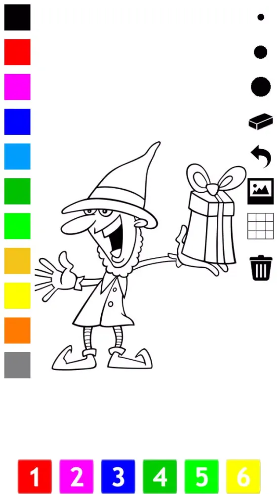 A Christmas Coloring Book for Children: Learn to color the holiday season Screenshots