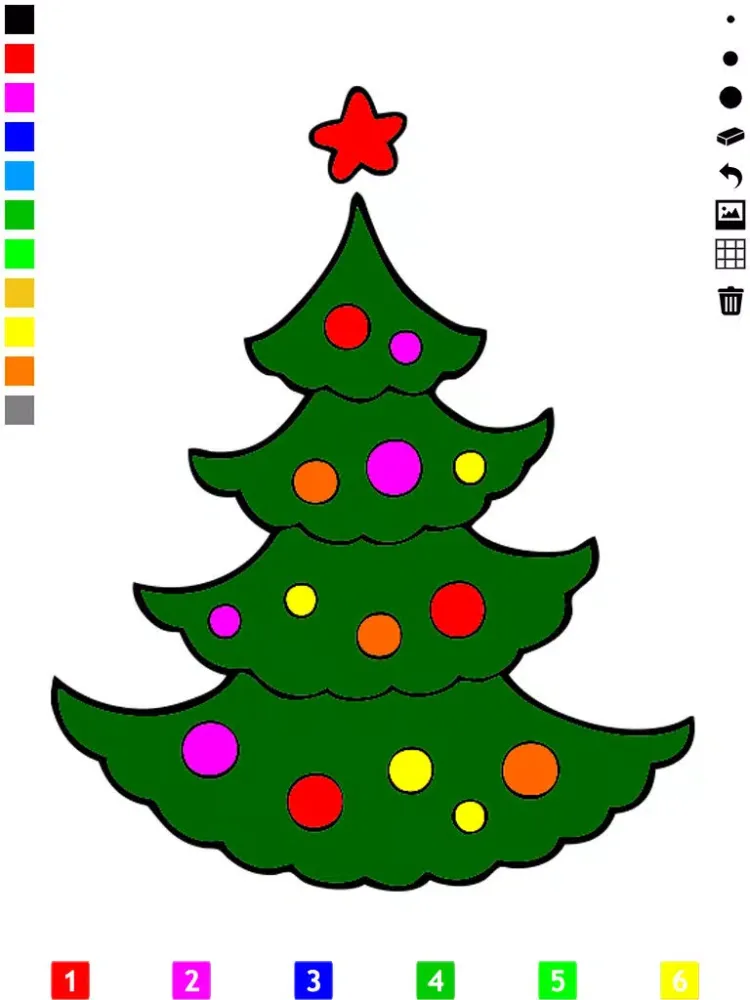 A Christmas Coloring Book for Children: Learn to color the holiday season iPad  Screenshots