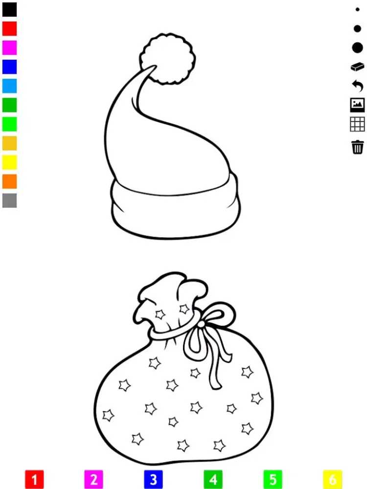 A Christmas Coloring Book for Children: Learn to color the holiday season iPad  Screenshots