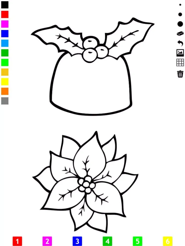 A Christmas Coloring Book for Children: Learn to color the holiday season iPad  Screenshots