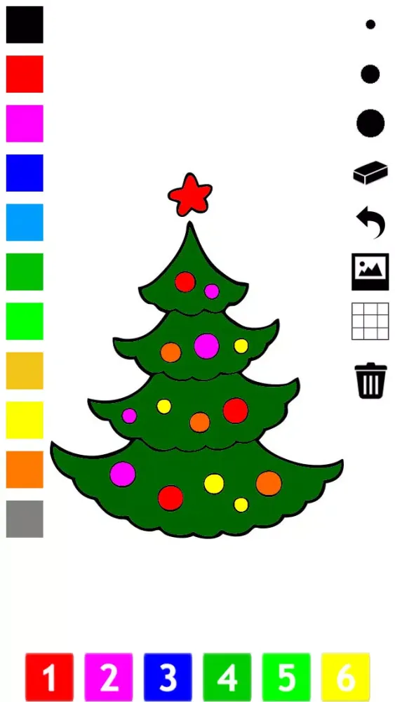 A Christmas Coloring Book for Children: Learn to color the holiday season Screenshots
