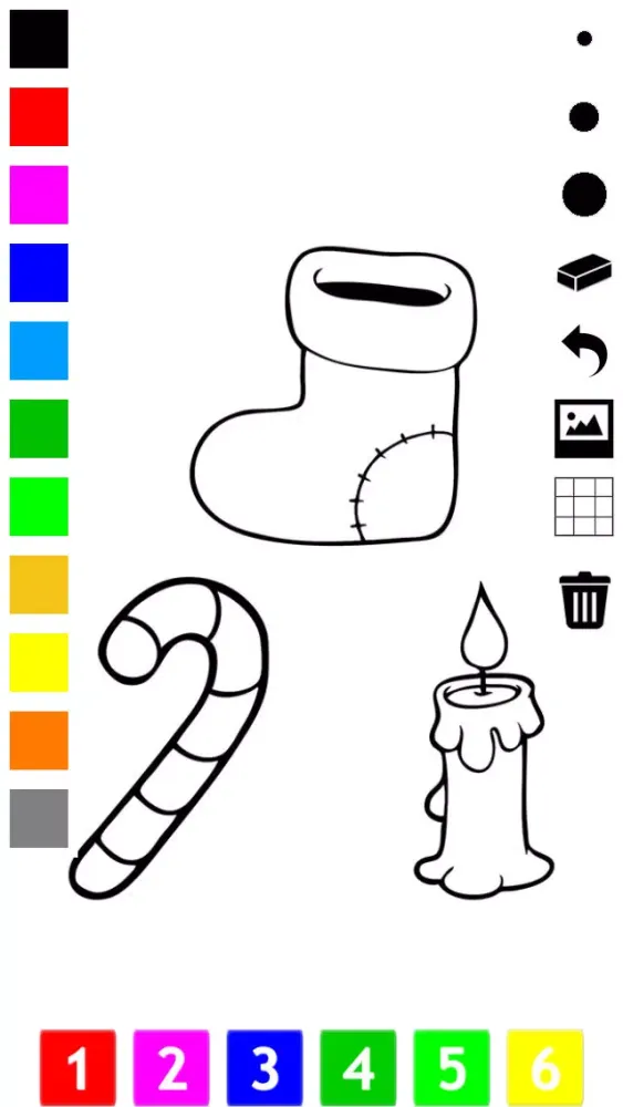 A Christmas Coloring Book for Children: Learn to color the holiday season Screenshots