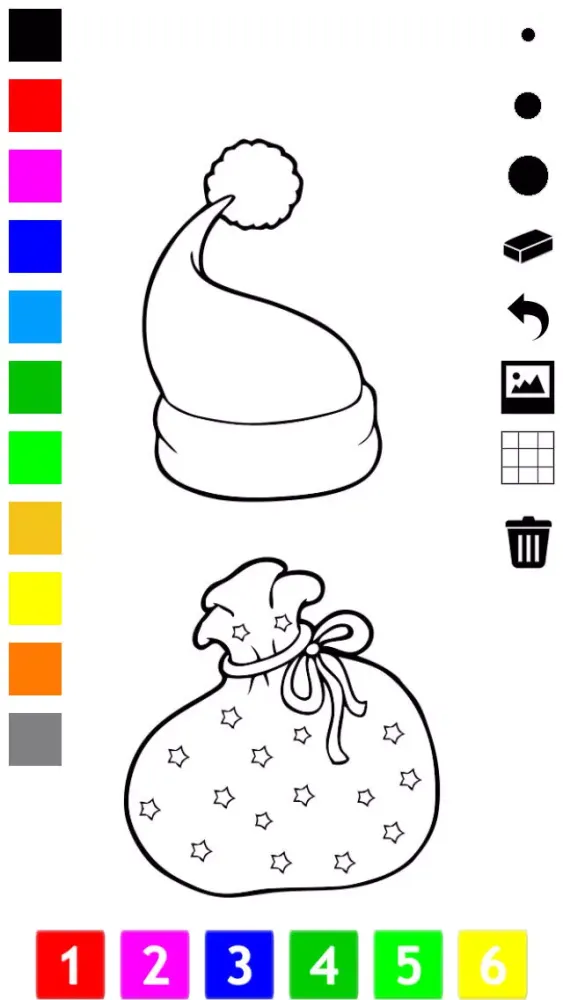 A Christmas Coloring Book for Children: Learn to color the holiday season Screenshots