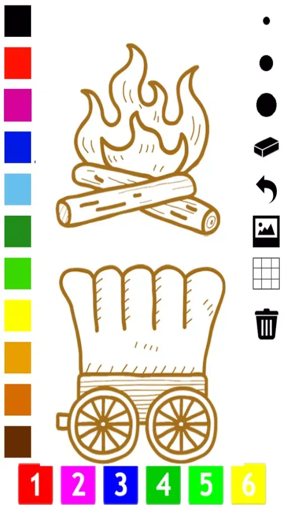 صور A Cowboys & Wild West Coloring Book for Children: learn to draw