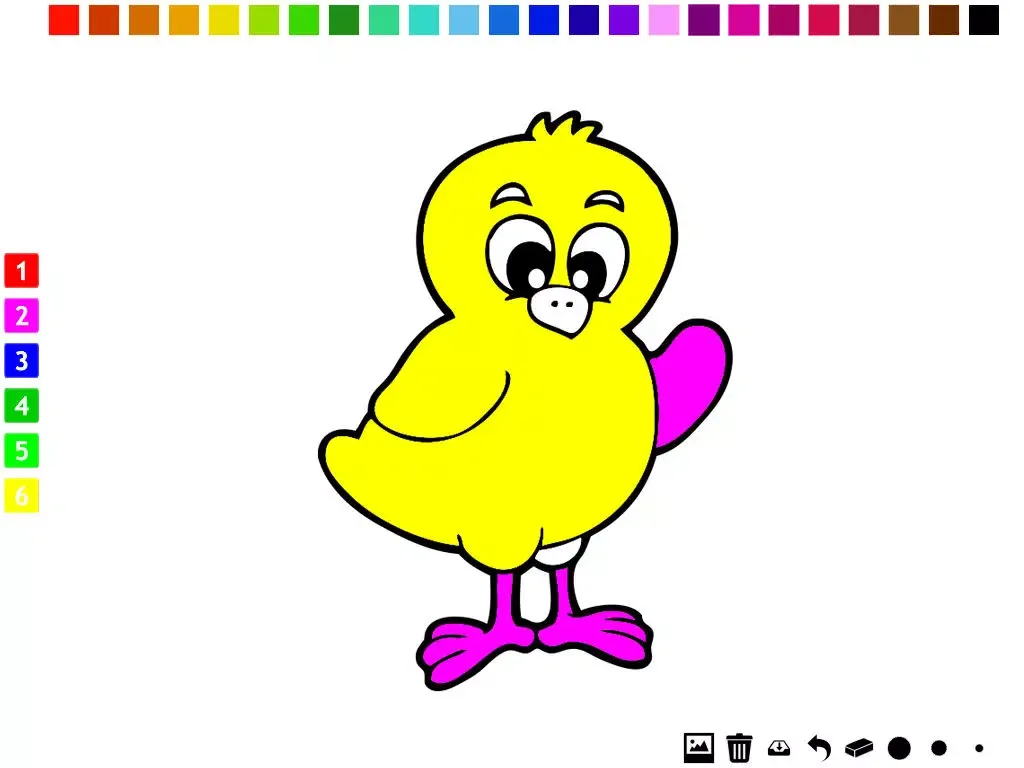 Screenshot di A Easter Coloring Book for Children iPad 