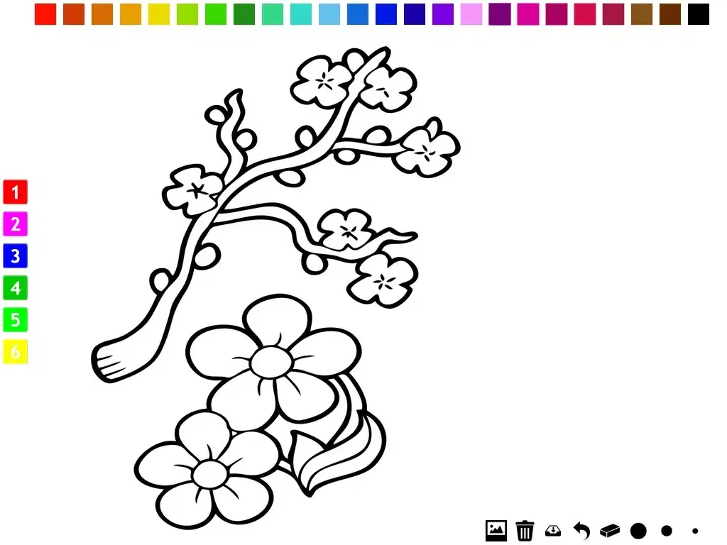 Screenshot di A Easter Coloring Book for Children iPad 