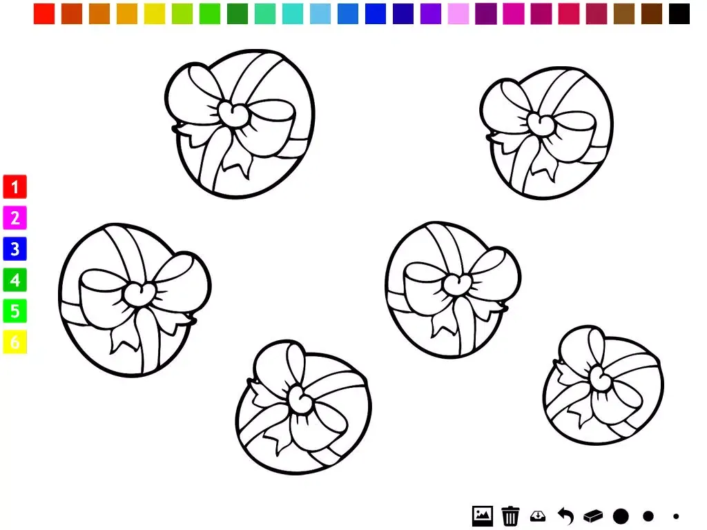 Screenshot di A Easter Coloring Book for Children iPad 