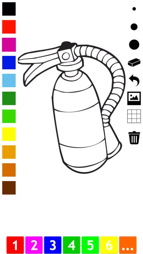 Firefighter Coloring Book for Children: Learn to color firemen, firefighters and fire-equipment應用截圖