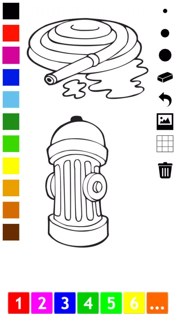 Firefighter Coloring Book for Children: Learn to color firemen, firefighters and fire-equipment應用截圖