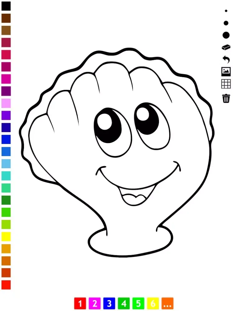 A Fish Coloring Book for Children: Color Animals Under Water! iPad  Screenshots