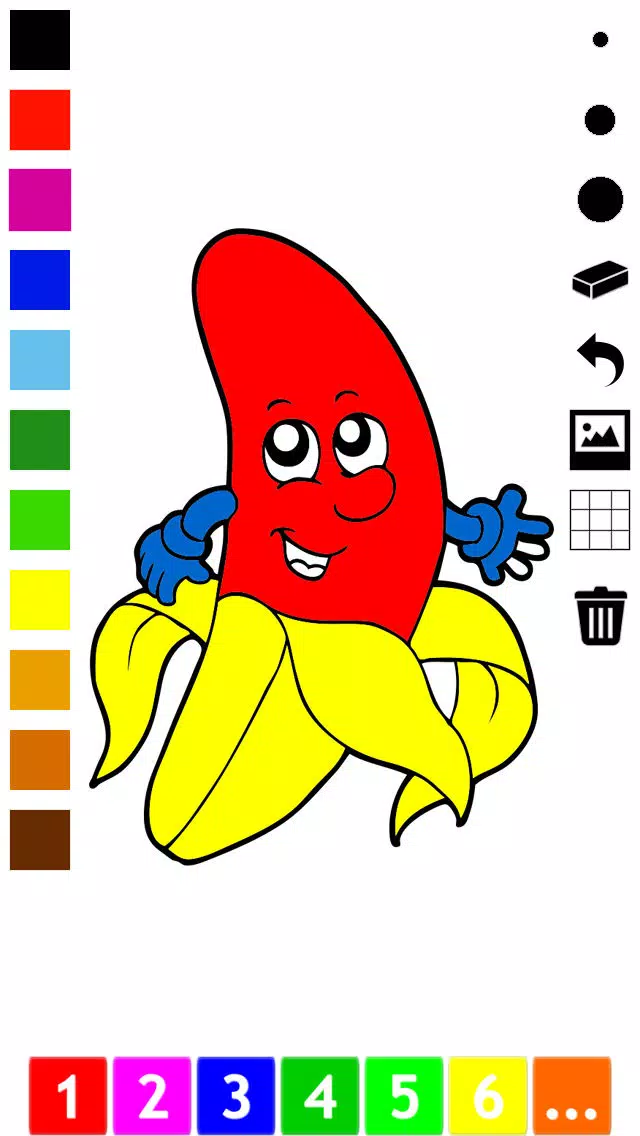 Fruit Coloring Book for Children: Learn to color the world of food, fruits and vegetables Screenshots