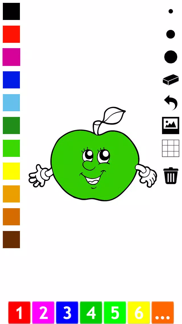 Fruit Coloring Book for Children: Learn to color the world of food, fruits and vegetables Screenshots
