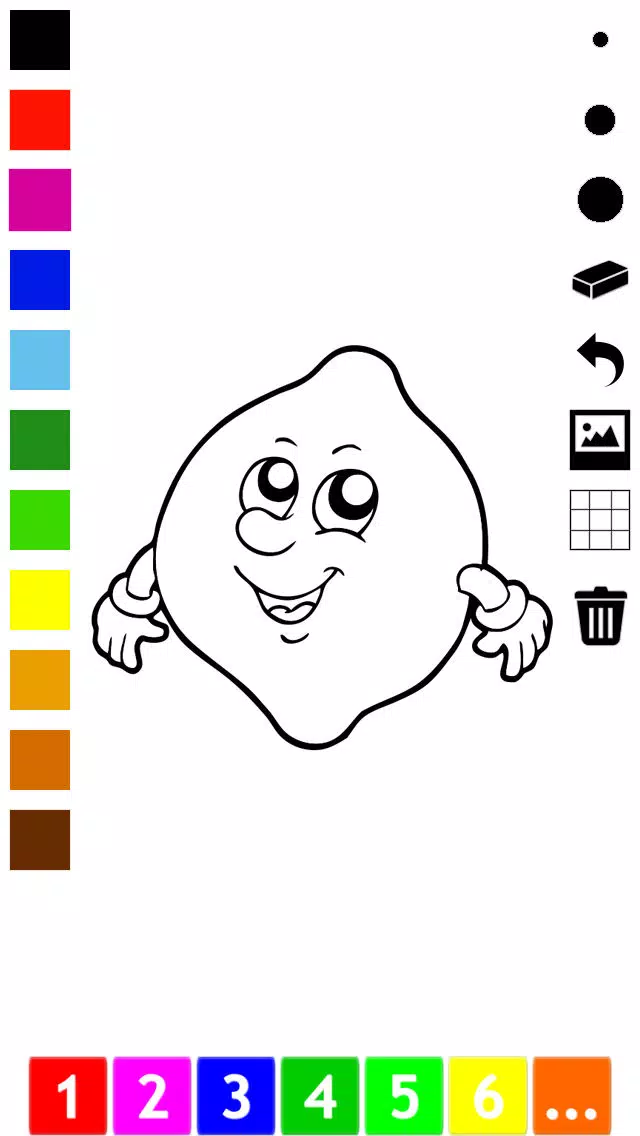 Fruit Coloring Book for Children: Learn to color the world of food, fruits and vegetables Screenshots