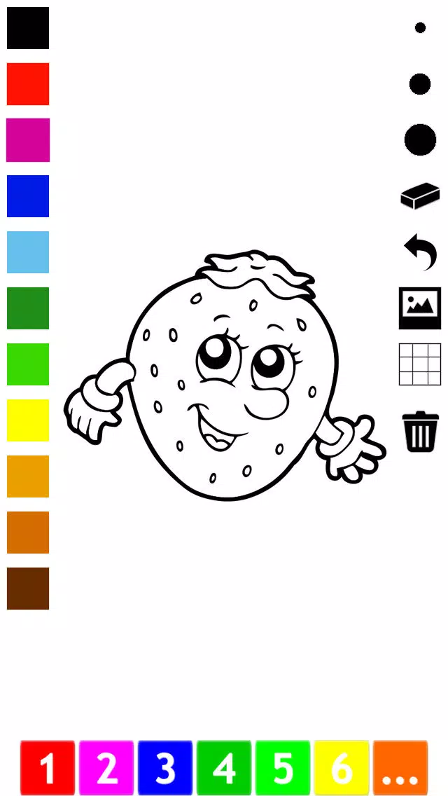 Fruit Coloring Book for Children: Learn to color the world of food, fruits and vegetables Screenshots