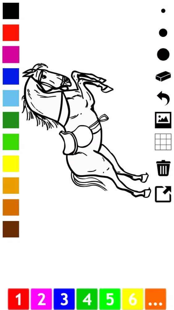 A Coloring Book of Horses for Children: Learn to draw and color Screenshots