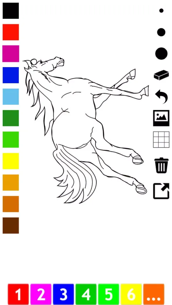 A Coloring Book of Horses for Children: Learn to draw and color Screenshots