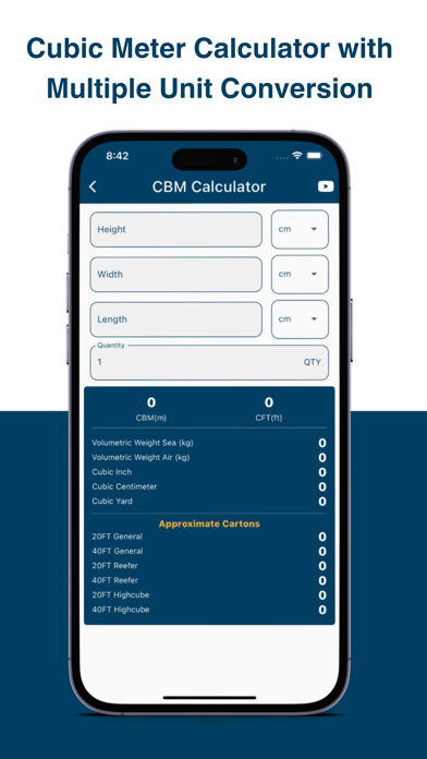 CBM Calculator Pro Screenshots