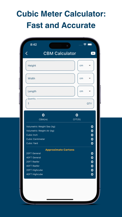 CBM Calculator Pro Screenshots