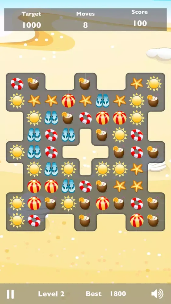 Capturas de tela do Beach Crunch