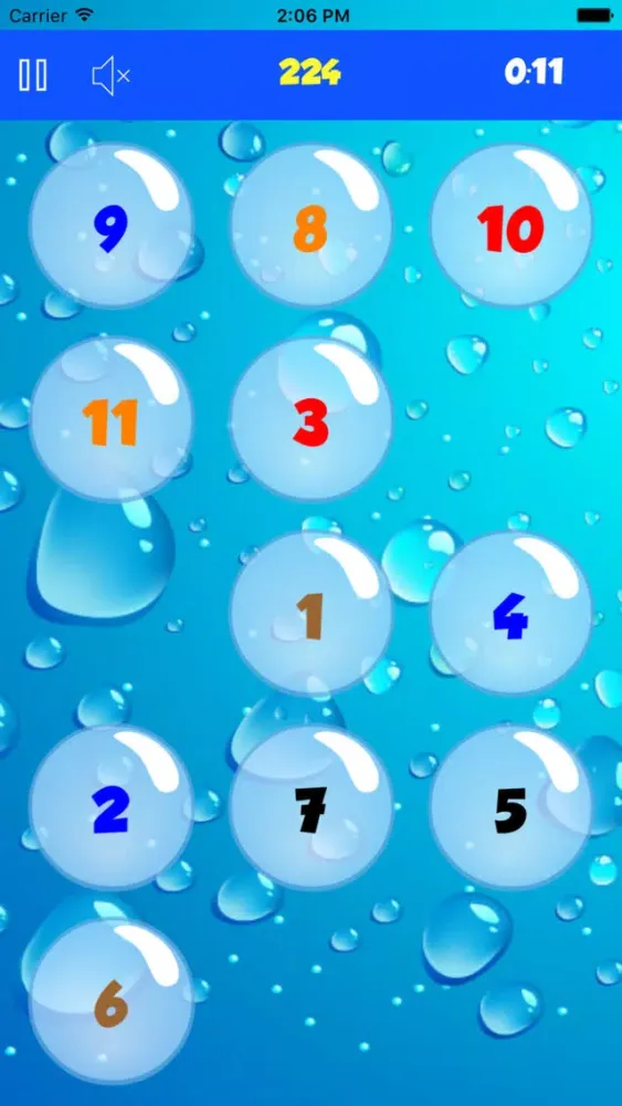 Tangkapan layar Bubbles Count