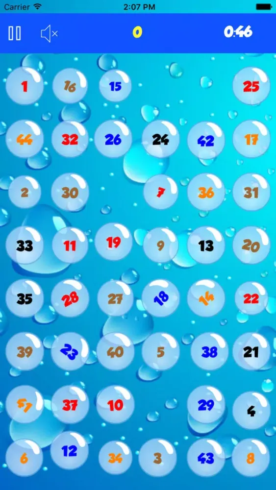 Tangkapan layar Bubbles Count