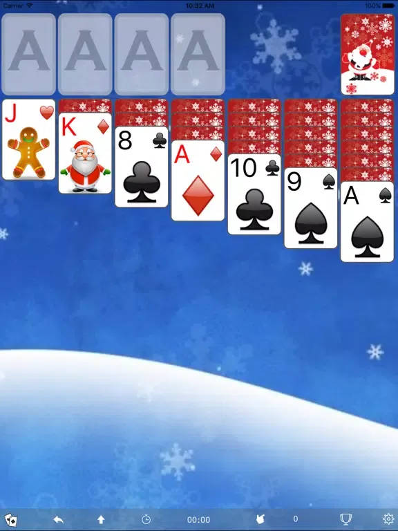 Solitaire For Christmas Free iPad  Screenshots