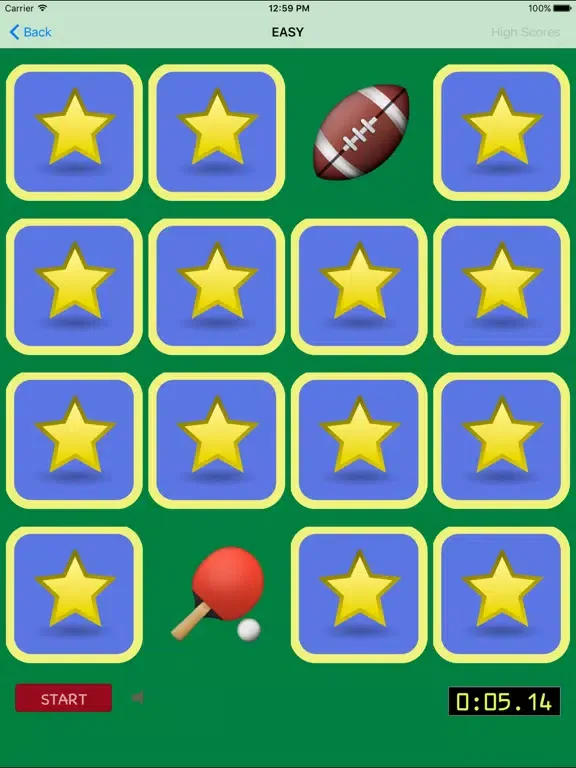 Capturas de tela do Sport Matching Game Free iPad 