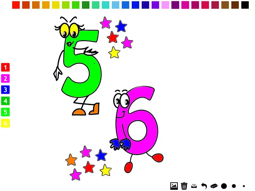 A Numbers Coloring Book for Toddlers: Learn to color and write 1-10 iPad  스크린샷