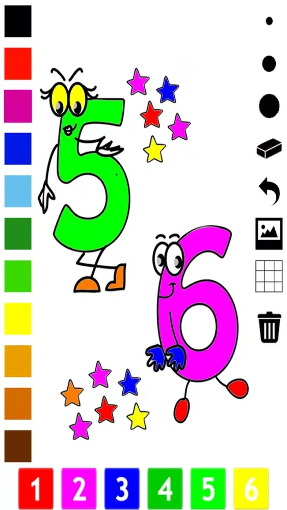 A Numbers Coloring Book for Toddlers: Learn to color and write 1-10 스크린샷