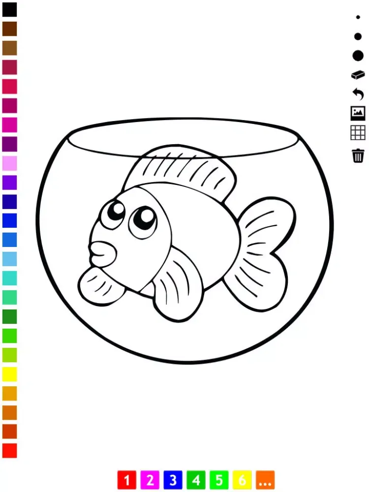 Screenshot di Animals Coloring Book for Kids who Learn to Color iPad 
