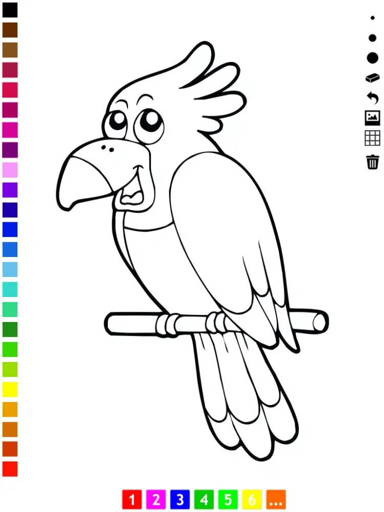 Screenshot di Animals Coloring Book for Kids who Learn to Color iPad 