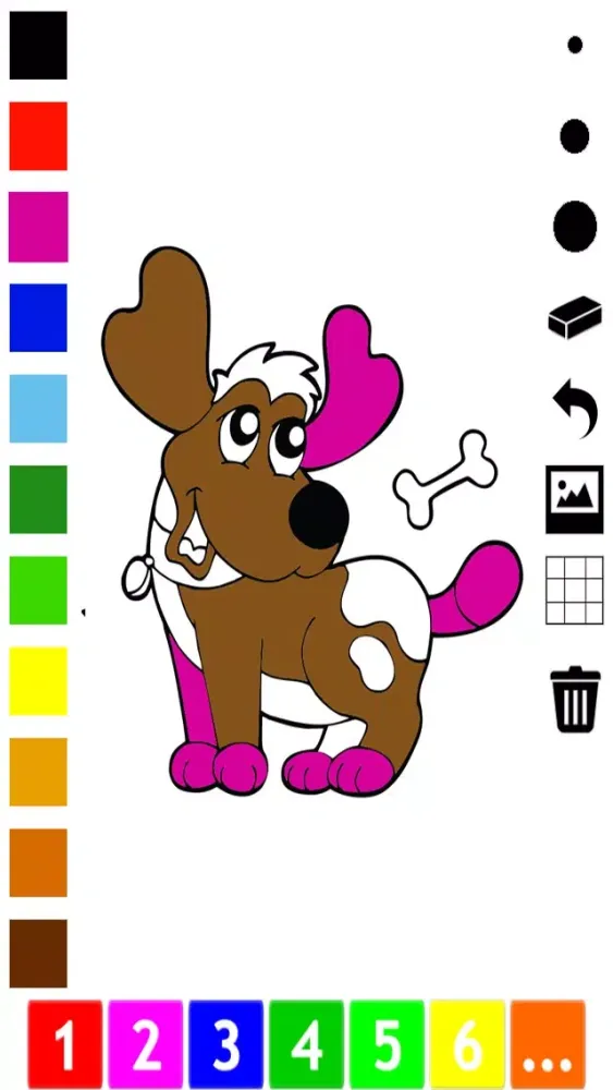 Screenshot di Animals Coloring Book for Kids who Learn to Color