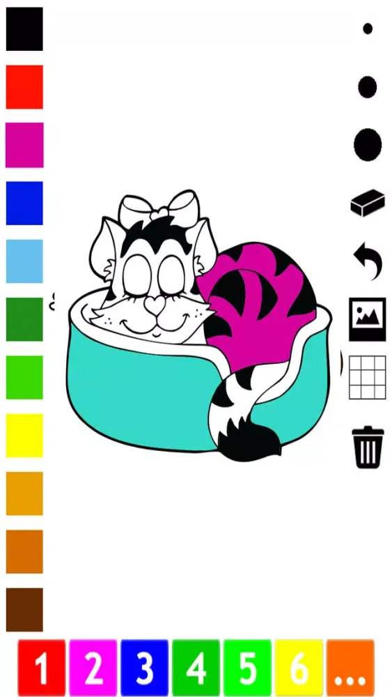 Screenshot di Animals Coloring Book for Kids who Learn to Color