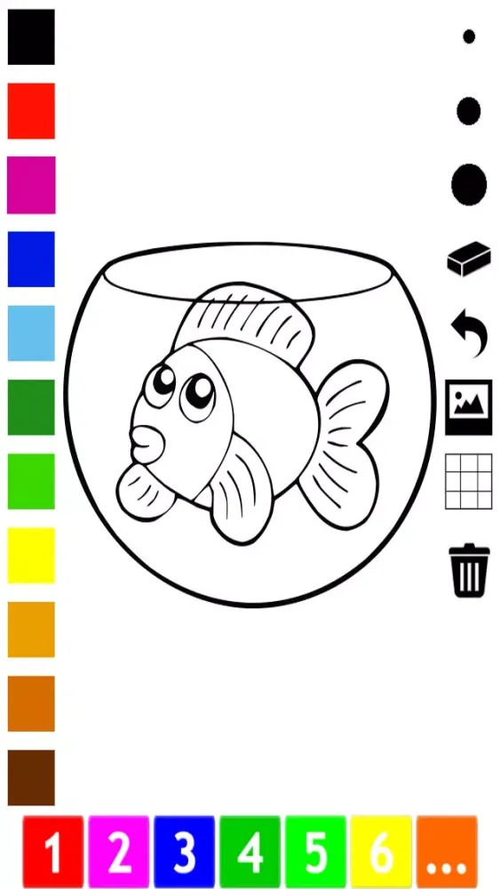 Screenshot di Animals Coloring Book for Kids who Learn to Color