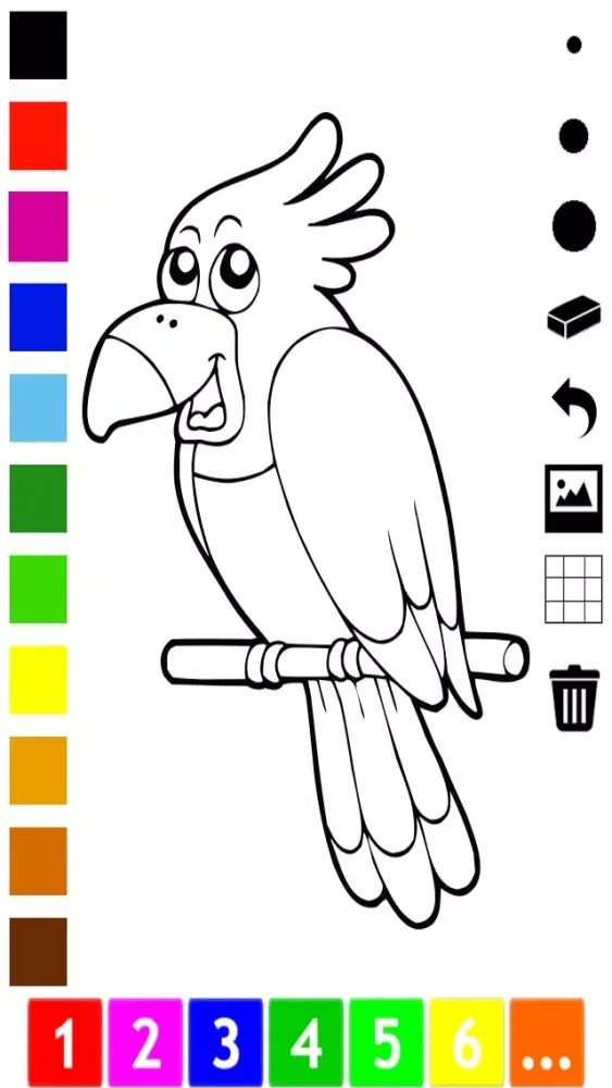 Screenshot di Animals Coloring Book for Kids who Learn to Color