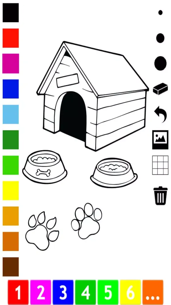 Screenshot di Animals Coloring Book for Kids who Learn to Color