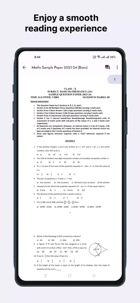 Class 10 CBSE Papers Ekran Görüntüleri