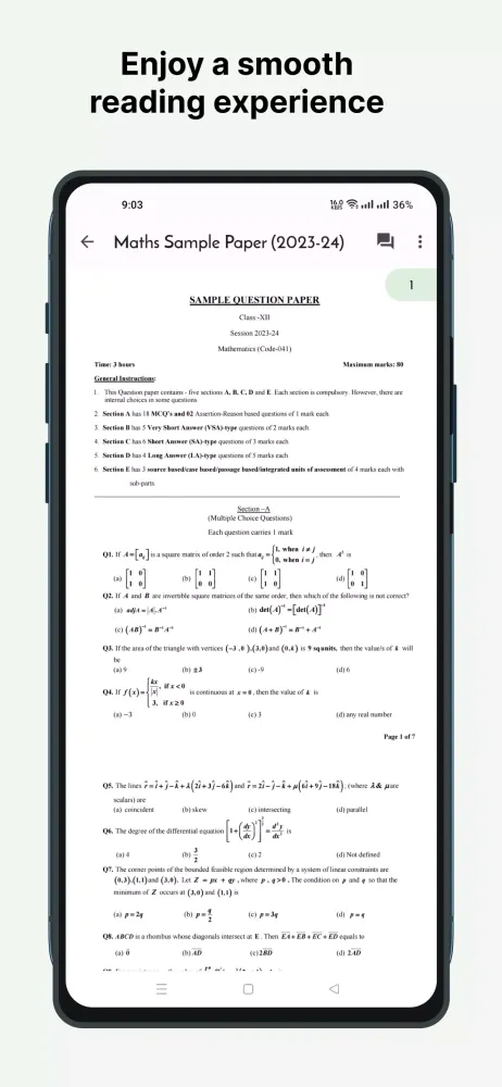 Class 12 CBSE Papers Screenshots